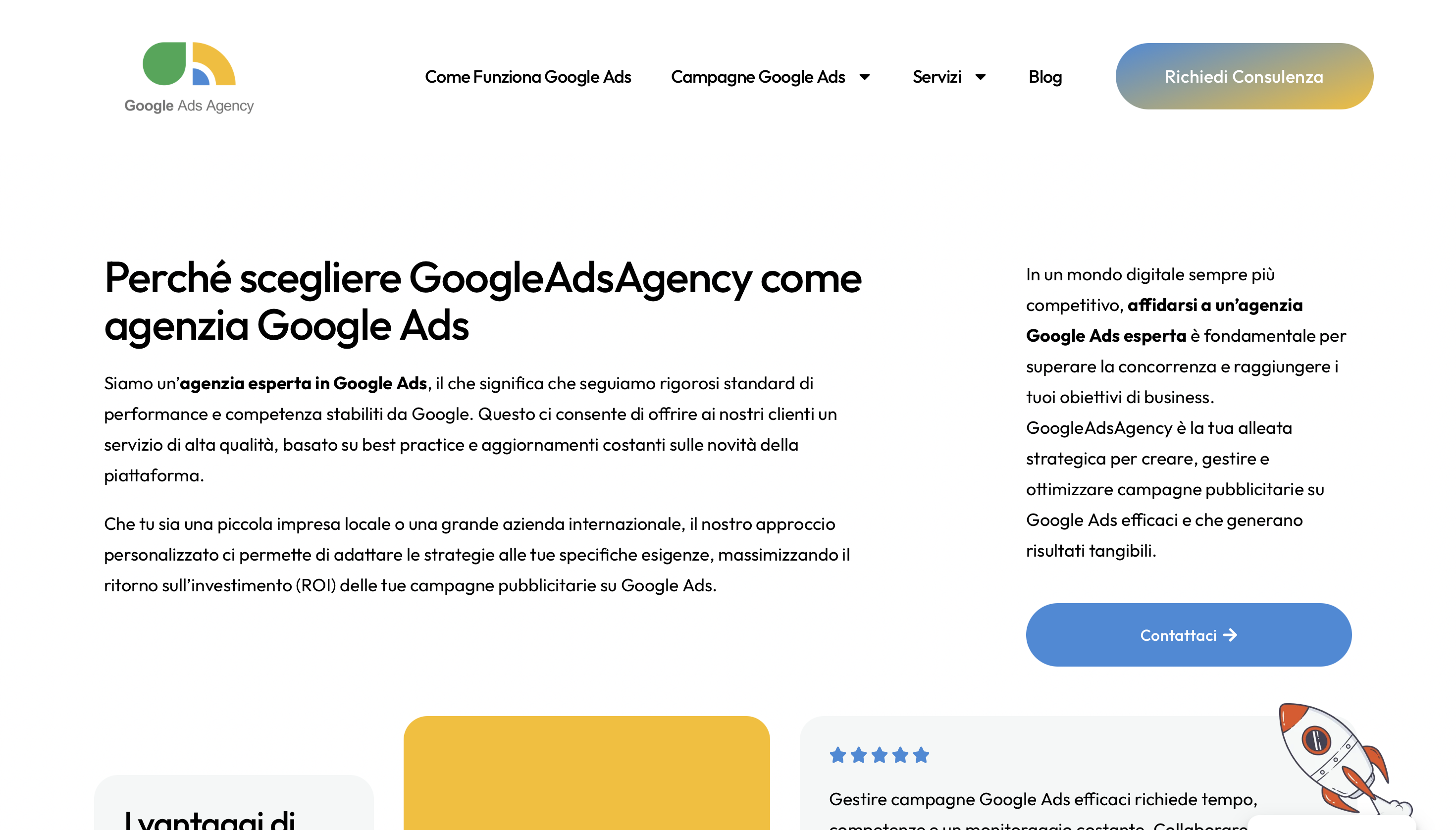 Rifacimento sito WordPress - homepage rinnovata