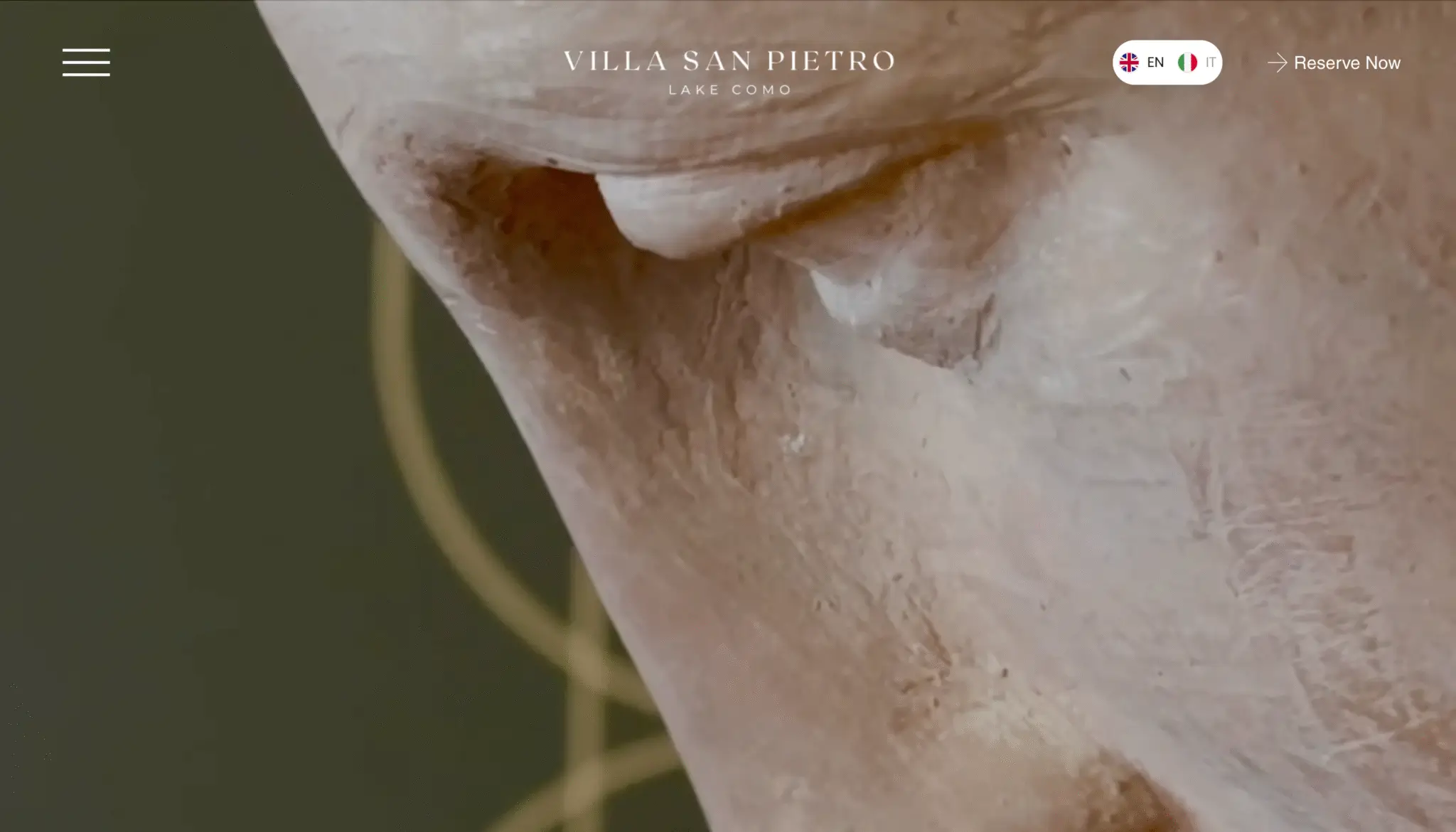 Restyling sito web di lusso — case study Villa San Pietro, redesign premium hospitality
